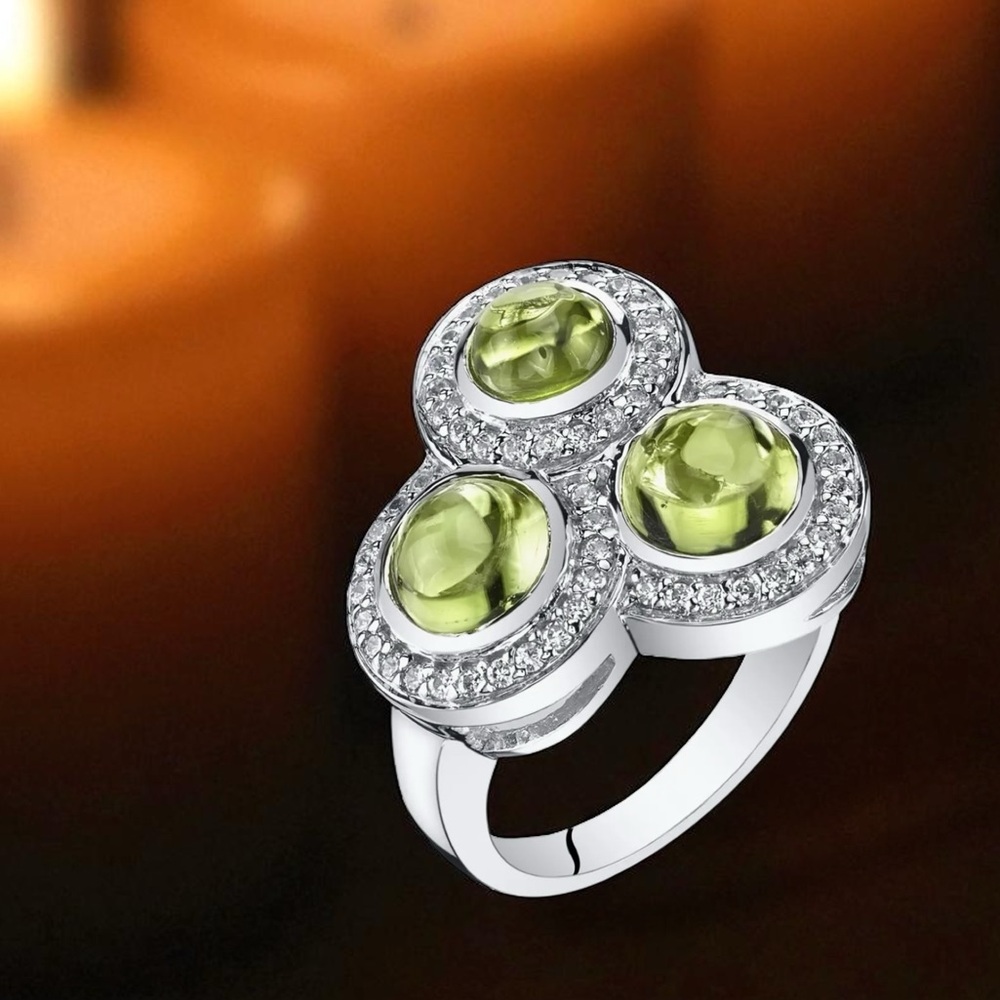 💗💗💗Luxury 925 Silver Peridot 2 carat Gemstones